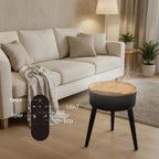 Nygira Space Heater, 1500W PTC Ceramic for Rapid Heating, Indoor Portable Heater for Bedroom, Office, Black