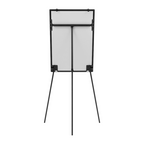 Roomisland Magnetic White Board Easel 36"x24", Portable Dry Erase Board with Stand, Height Adjustable Tripod Easel for Home Office Classroom, Silver Aluminium Frame