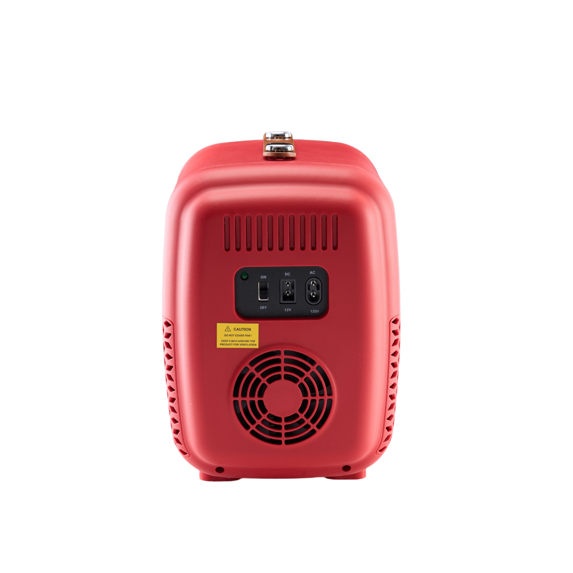 Roomisland Mini Fridge for Bedroom, 4L Portable Cosmetic Fridge with AC/DC, Electric Cooler & Warmer for Skincare, Drinks, Food, for Office, Car, Dorm, Ultra Quiet Energy Saving