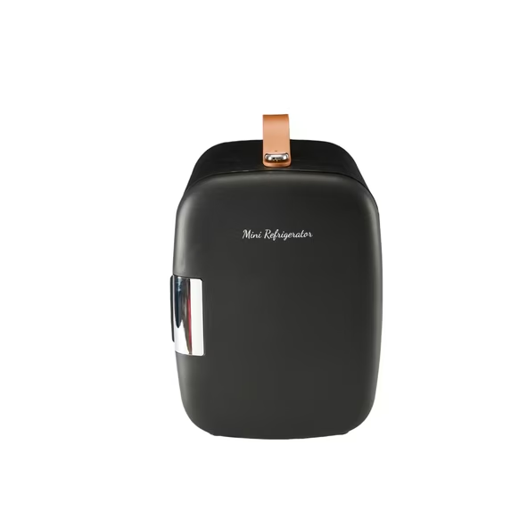 Roomisland Mini Fridge for Bedroom, 4L Portable Cosmetic Fridge with AC/DC, Electric Cooler & Warmer for Skincare, Drinks, Food, for Office, Car, Dorm, Ultra Quiet Energy Saving