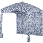 Roomisland Beach Cabana for Sand, UPF 50+ Sun Shelter with Side Wall, Easy Setup Beach Canopy Tent with Sandbags, Wind Resistant, Roof Vent, for Family