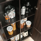 Roomisland 71" Tall Kitchen Pantry Cabinet, Freestanding Kitchen Storage Cabinet with Doors, Large Wooden Bedroom Storage Unit for Living Rooms, Office and Study Rooms