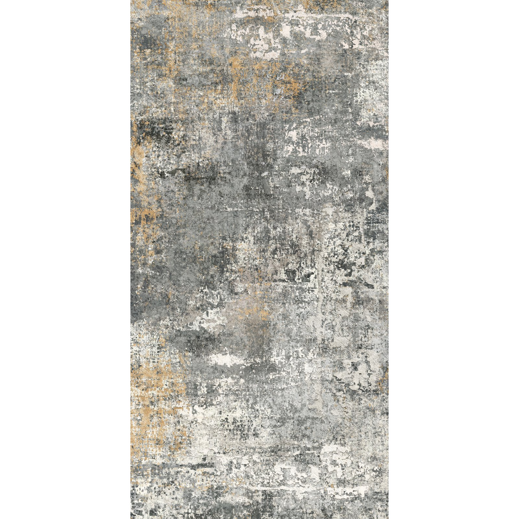 Roomisland 2.6x12ft Washable Runner Rug for Hallways, Non Slip Kitchen Floor Mat Extra Long, Low Profile Entryway Carpet for Bedroom Living Room, Stain Resistant Indoor Door Mat
