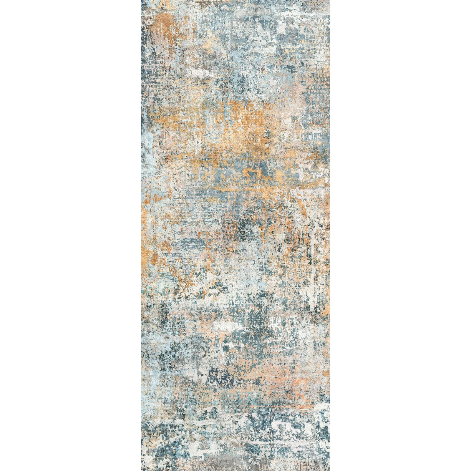Roomisland 2.6x12ft Washable Runner Rug for Hallways, Non Slip Kitchen Floor Mat Extra Long, Low Profile Entryway Carpet for Bedroom Living Room, Stain Resistant Indoor Door Mat