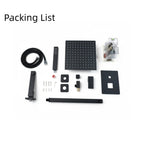 Nygira Rainfall Bathroom Shower System Rain Shower Head and Handle Set, Wall Mounted Shower Faucet Set with Tub Spout, Rough-in Valve, Black