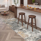 Roomisland 2x5ft Kitchen Runner Rug Washable, Non Slip Hallway Floor Mat for Entryway Laundry, Low Profile Rugs Carpet with Rubber Backing for Indoor Bedroom Kitchen Living Room