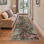 Roomisland 2x6ft Kitchen Runner Rug Washable, Non Slip Hallway Floor Mat for Entryway Laundry, Low Profile Rugs Carpet with Rubber Backing for Indoor Bedroom Kitchen Living Room