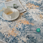 Roomisland 2x5ft Kitchen Runner Rug Washable, Non Slip Hallway Floor Mat for Entryway Laundry, Low Profile Rugs Carpet with Rubber Backing for Indoor Bedroom Kitchen Living Room