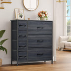 7 Drawer Fabric Dresser for Bedroom and Living Room, Chest of Drawer Organizer Storage Cabinet for Closet, Entryway, Grey