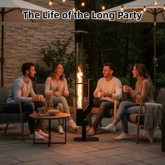 ROOMISLAND 70 Inch Smokeless Pellet Stove for Outdoor Use, Portable Wood Pellet Fire Pit with Viewing Window, Pellet Heater for Patio Backyard Bonfire Camping Beach Garden